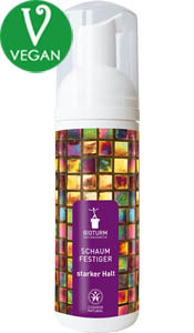 Naturkosmetik SCHAUMFESTIGER starker Halt Nr.121